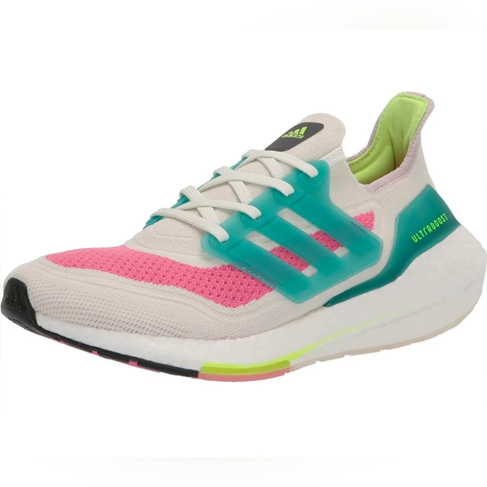 Adidas Ultra Boost 21 White Tint Rose Tone women's size 7.5